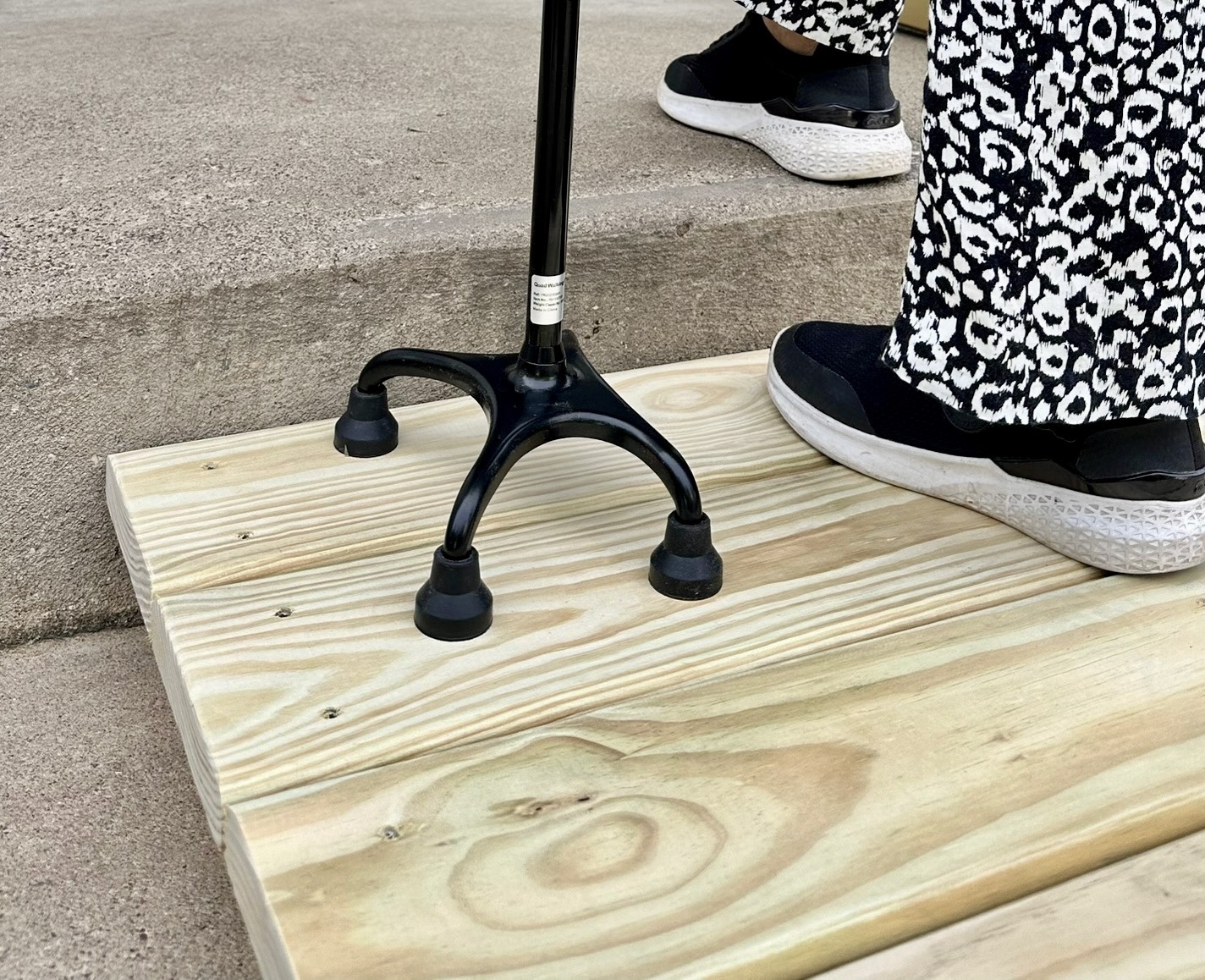 Small custom outdoor step project